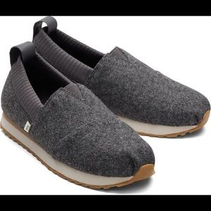 NEW TOMS Shade Alpargata Resident Shoes, Men's Size 9.5 M, Grey MSRP $85